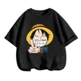 thumbnail image 3 of Camiseta de una pieza de Anime para adolescentes, camisetas de manga corta de verano, ropa para niños, camisetas de Luffy para niñas, camisetas de Sonic, 3 of 5