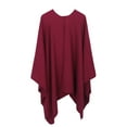 thumbnail image 3 of Soft autumn and winter medium thick artificial cotton polyester blend large size split towel cape Women's, 3 of 5