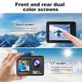 thumbnail image 3 of Action Camera 5K 30FPS 50MP Waterproof Camera Underwater EIS, Wireless Microphone,Touch Dual Screen, WiFi App, Remote & 64GB Card for Diving and Cycling, 3 of 11