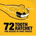 thumbnail image 3 of DEWALT DWMT19248 42-Piece 3/8" Drive Impact Combination Set, 3 of 6