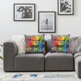 thumbnail image 3 of Acheng Street Graffiti Art Throw Pillow Covers Set of 2 Decorative Square Cushion Case Modern Farmhouse Pillowcase for Couch Sofa Bed Car Living Room Home Decor White, 3 of 6