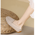 thumbnail image 3 of Women's Slip-On Loafers - Comfortable Work Flats for Dressy Casual & Walking, 3 of 10