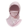 thumbnail image 3 of DYNWAVECA Summer Balaclava Cycling Sunproof Hood Sun Hat for Camping Motorcycle Riding Pink, 3 of 10