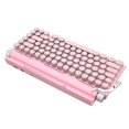 thumbnail image 3 of Mechanical Keyboard with Knob Control, Round Keycaps, Blue Switch - Triple Modes, Widely Compatible, Multifunctional, Ergonomic, 3 of 7