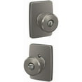 thumbnail image 6 of Schlage F51ASWA619GEE Custom Swanson Single Cylinder Keyed Entry Door Knob Set - Nickel, 6 of 7