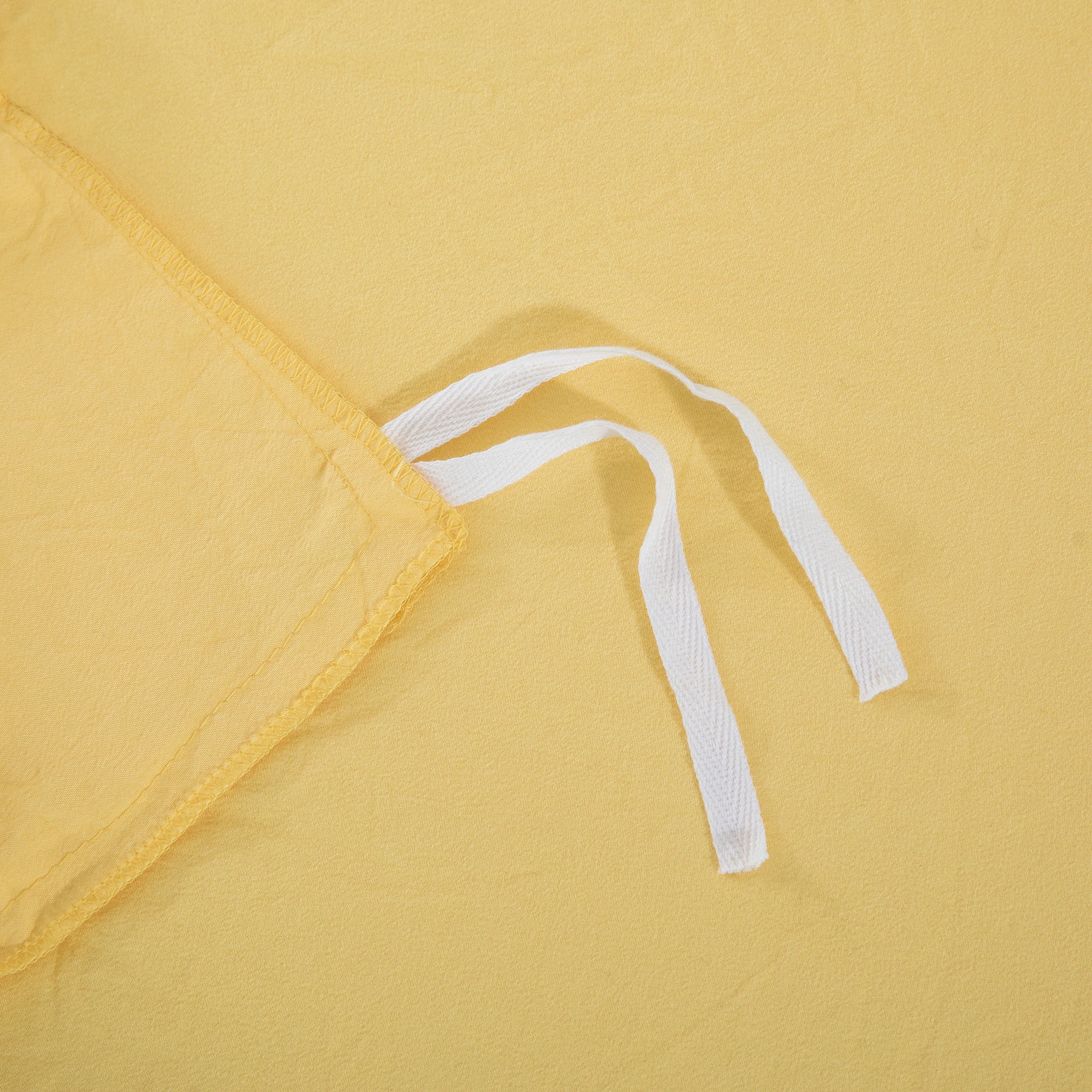 Sweet Home Collection Premium Quality Washed Crinkled Duvet Cover King Yellow