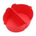 thumbnail image 1 of Charlodey Compartiments en Silicone pour Mijoteuse, Séparateur en Silicone pour Mijoteuse, Réservoir en Silicone pour Mijoteuse, Ustensiles de Cuisine Rouges, 2 Manchons en Silicone, 1 of 4