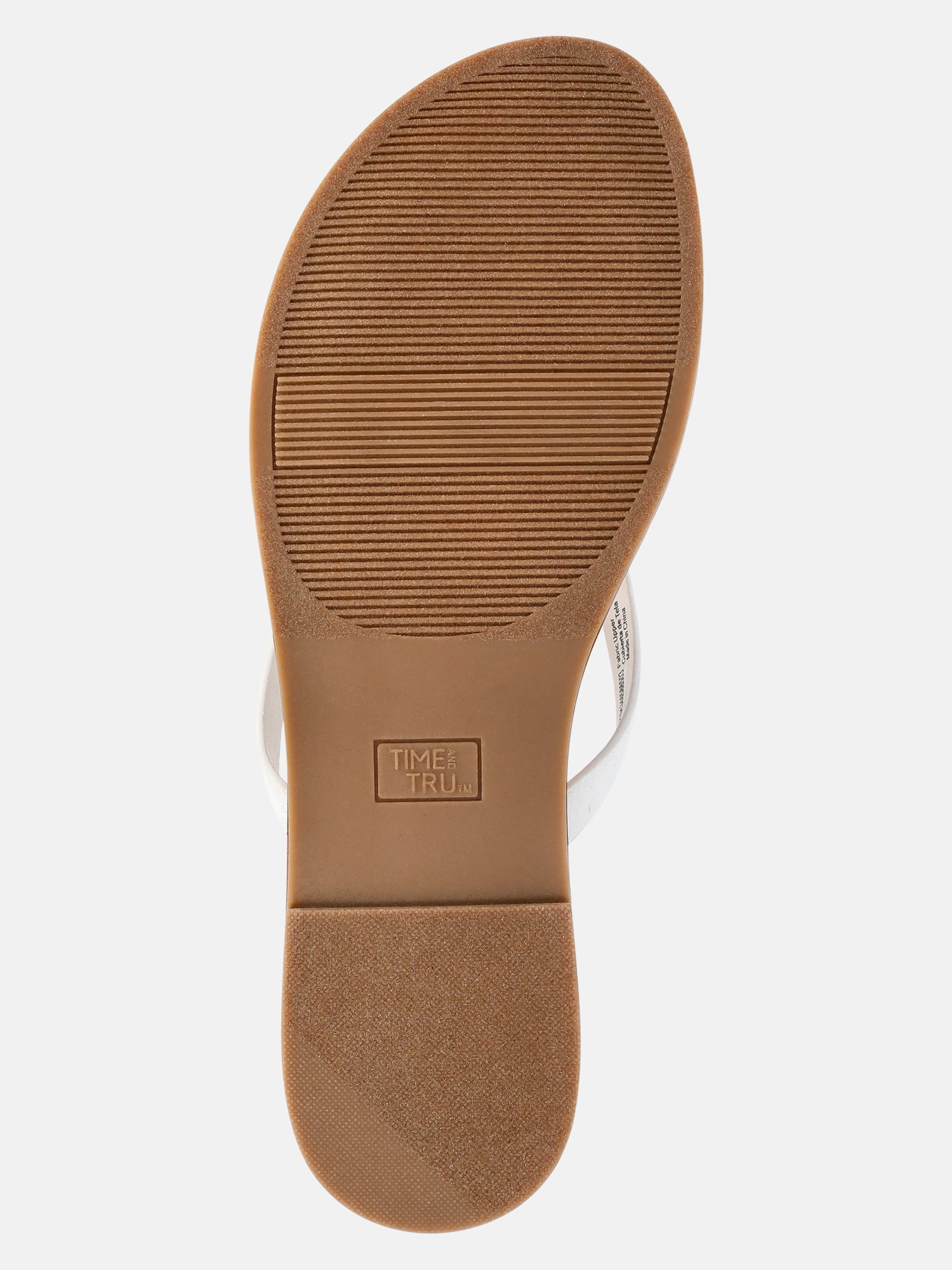 Time and Tru Women's Ornament Thong Sandals