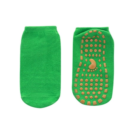 Odeerbi Non-Slip Slipper Socks for Baby Infant Boys Girls Cotton Prewalker Walking Shoes Yoga Crew Ankle Socks Kids Summer Comfort Mid Tube Socks Newborn Slip Socks