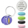 thumbnail image 1 of LAICAIW Aligner and Retainer Case, 50PCS Custom Personalized Logo Orthodontic Aligner Retainer Case Customized Mouthguard Protective Case with Any Image Logo and Text for Gift Business Logo, 1 of 4