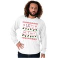thumbnail image 5 of Ugly Christmas Lights Lets Get Lit Long Sleeve TShirt Men Women Brisco Brands L, 5 of 5