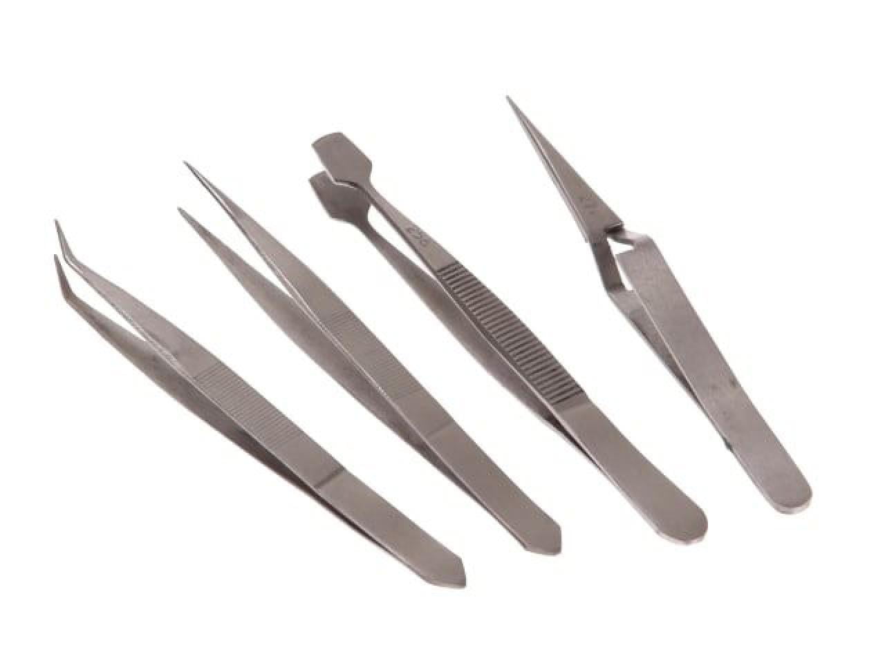 Faithfull - Tweezer Set, 4 Piece
