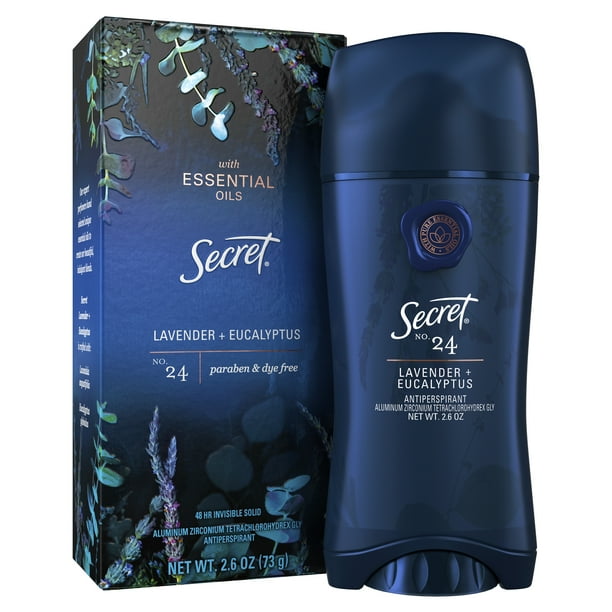 Secret Antiperspirant Deodorantwith Essential Oils Lavender Eucalyptus