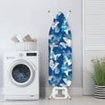 thumbnail image 3 of Kuiaobaty Non-Slip Ironing Board Cover Gradient Blue Butterfly Pattern Universal Stretchy Cover with Elasticized Edges and Hook and Loop Fastener Strap for Friends Home Decor, 3 of 5