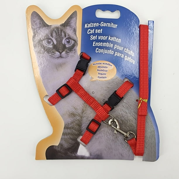 Cat Harness And Leash Set No Pull Cat Harness For Outdoor Walking Cat Leash
