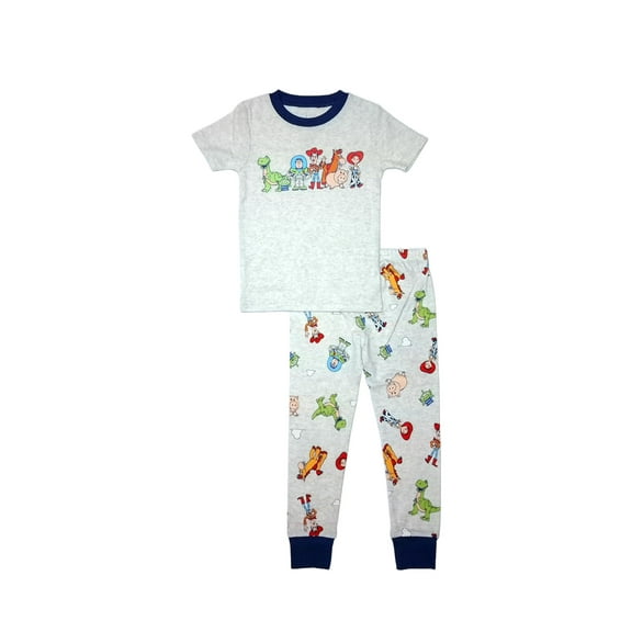 Toy Story Toddler Boys Short-Sleeved Cotton Sleepwear Character Pajama Set, Size 4T
