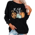 thumbnail image 4 of Loose-fitting tops with Halloween prints and raglan sleeves for autumn and winter., 4 of 10