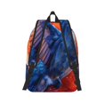 thumbnail image 2 of Yiaed Vibrant Hummingbird Watercolor Art Print Backpack, Premium Laptop Backpack, Travel Backpack for Women, Lightweight Backpacks, Comfortable Back Pack-Small, 2 of 7