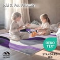 thumbnail image 4 of ODIKA 5'x7' Machine Washable Non-Slip Area Rug, Swirl Motif with Layered Ovals and Subtle Shading Contrast High Traffic Rug, Purple, 269851, 4 of 7