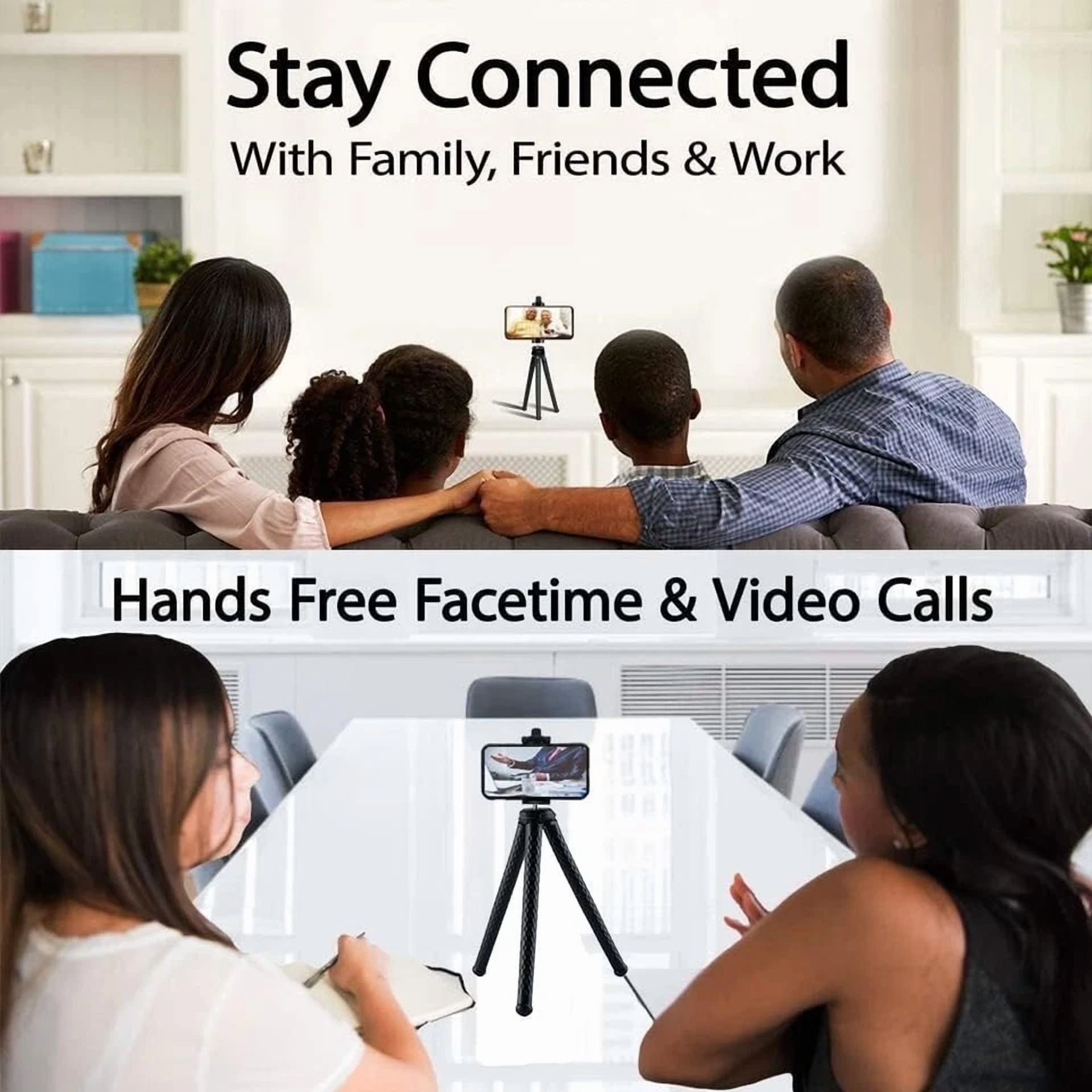 BUTTERFLY- Fugetek Flexible Phone Camera Tripod Stand Holder With Bluetooth Remote Waterprf