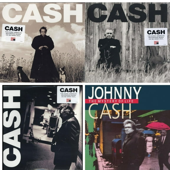 American Recordings & American Ii: Unchained (180G) & American Iii: Soitary Man & Mystery Of Life [LP Vinyl Bundle]