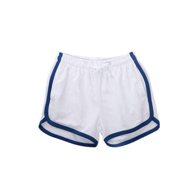 Kmbangi Summer Mens Sport Shorts Fashion Solid Color Slimd Fit Elastic Waist Short Pants Workout Gym Runing Quick Dry Shorts