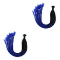 thumbnail image 3 of Baohd High-end Braids Style On Road Cool Motorcycle Ponytail Pigtail Punk Black Blue 2Set, 3 of 6