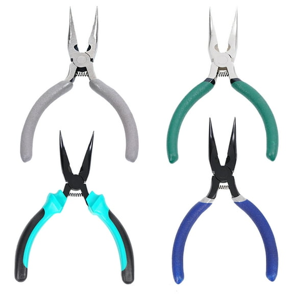 BELOWSYALER Handmade Jewelry Pliers Metal Wire Cutter Long Curved Nose Plier Jewelry Accessories Chicken Claw Bone Removal Tool