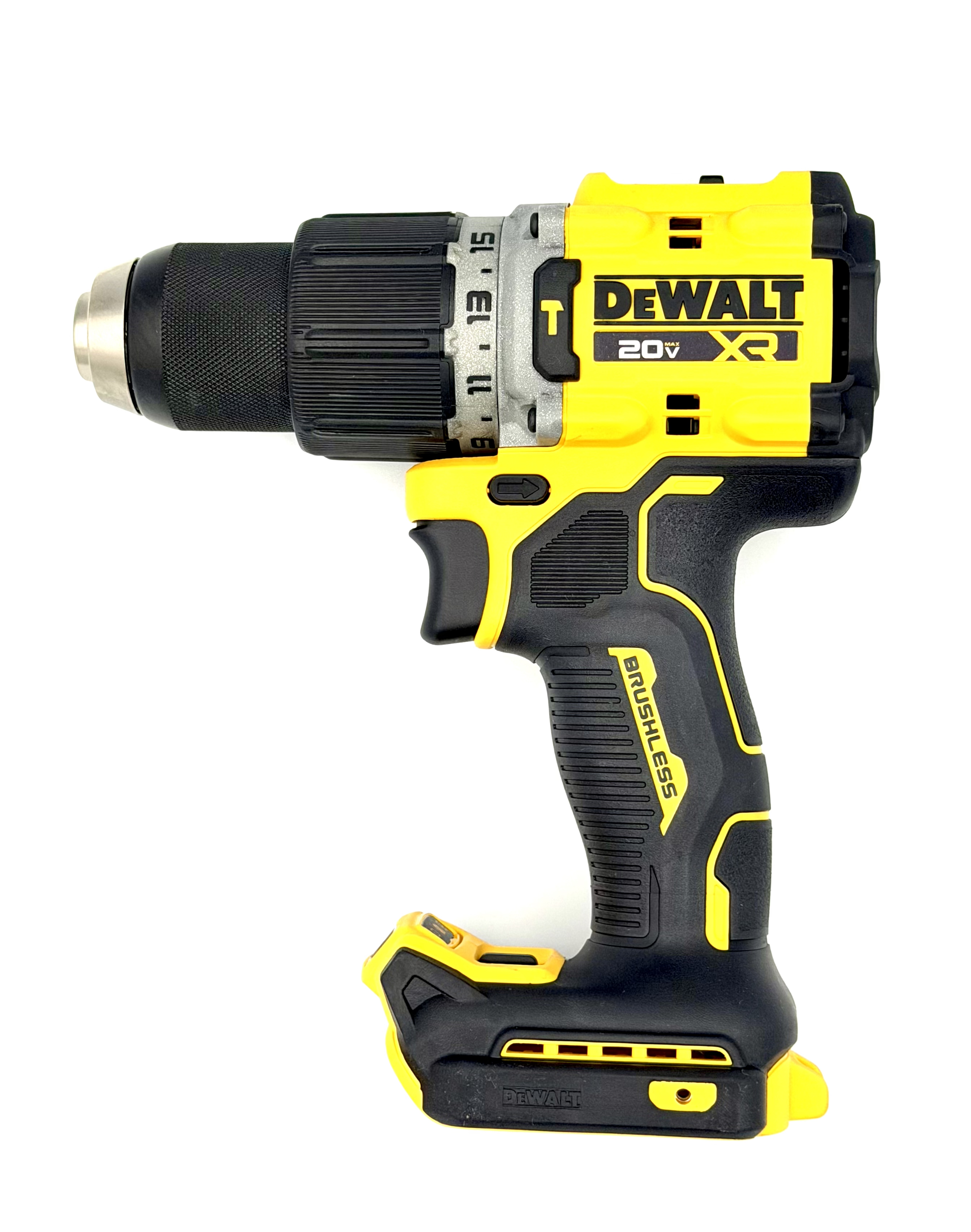 DeWalt 20V MAX Brushless Cordless 1/2" Hammer Combi Drill Driver with LED Work Light, Bare Tool Only (DCD805)