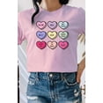 thumbnail image 6 of Valentine Heart Candy PLUS SIZE Graphic Tee T-Shirt, 6 of 11