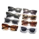 thumbnail image 5 of Gafas de sol retro Bloqueo de color de ojos de gato de moda: gris degradado a cuadros negro, nuevas gafas de sol retro, sentido de tendencia premium, 5 of 5