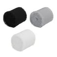 thumbnail image 1 of Uxcell Cinta de Chifón con Flecos de 1.5 In x 5 Yd para Decoración DIY, Negro/Blanco/Gris 3 Rollos, 1 of 7