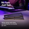 thumbnail image 6 of Crucial Pro 128GB (2 x 64GB) DDR5 5600 (PC5 44800) Desktop Memory Model CP2K64G56C46U5, 6 of 9