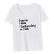 thumbnail image 4 of Camiseta para mujer Camiseta básica Camiseta de cuello redondo transpirable de moda Tops de verano para mochileros y desplazamientos S, 4 of 8