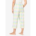 thumbnail image 2 of Dreams & Co. Plus Size Woven Sleep Capri Pant, 2 of 6