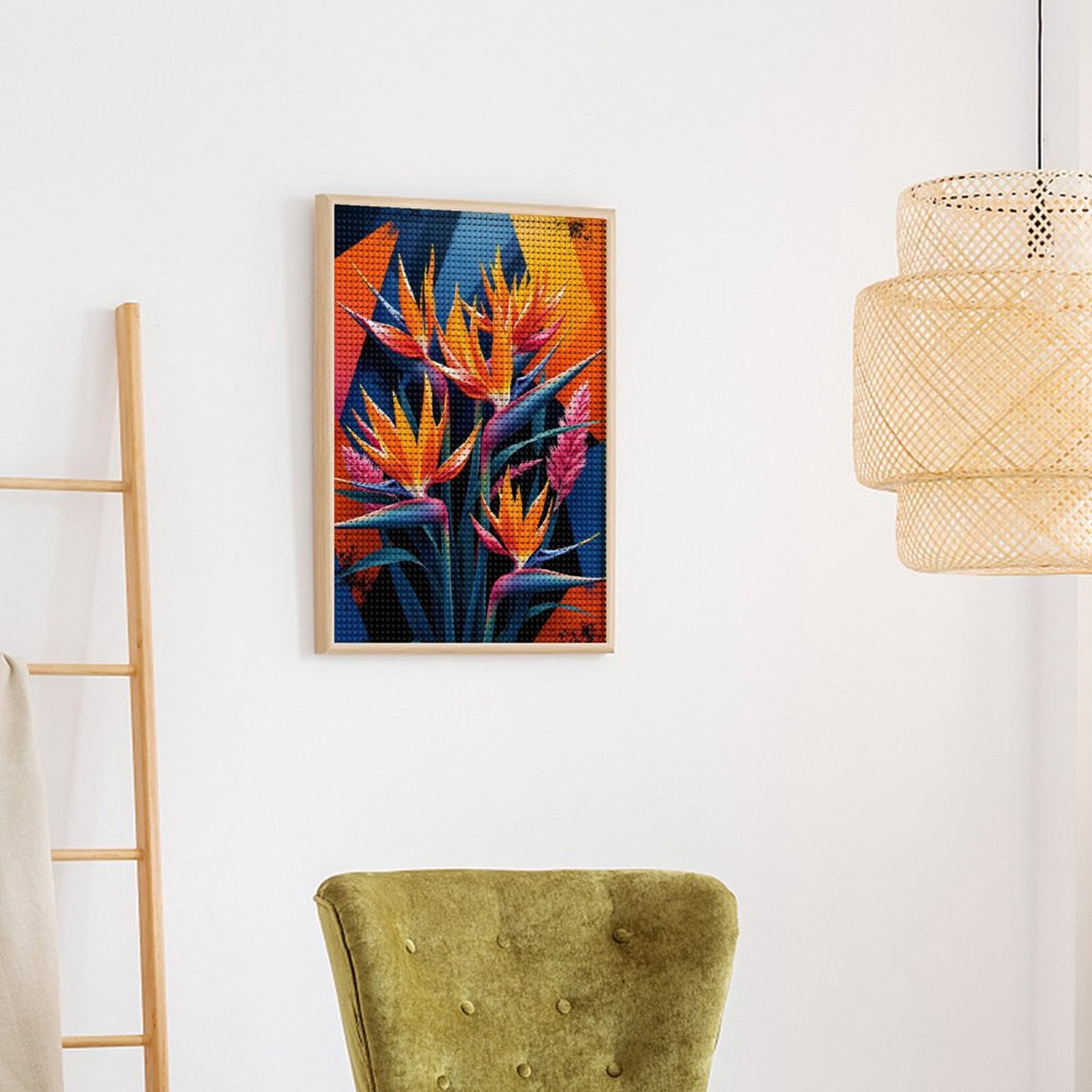 Diamond Art Kits for Adults, Birds Of Paradise Artistry 5D Diamond Painting Kits for Adults Beginners, DIY Full Drill Diamond Painting, Gem Art and Crafts 12x16