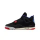 thumbnail image 2 of MENS A i r-Jor-dan 4 RETRO_BLACK/FIRE RED-DEEP ROYAL BLUE FV5029-003-SIZE 10, 2 of 5