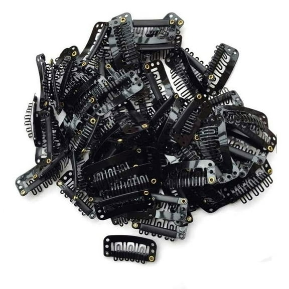 40 D Hair Pins - U for Shape Black Hair Wigs Clips Extensions Weft 40Pcs Wig, 40 U-Shaped Hair Pins, Easter, Wedding Makeup Organizers