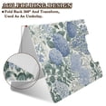 thumbnail image 2 of FORMRS A4 Clipboard Folder with Pen Holder Horizontal Foldable School Office Binder, Blue Hydrangeas Pattern, 2 of 9