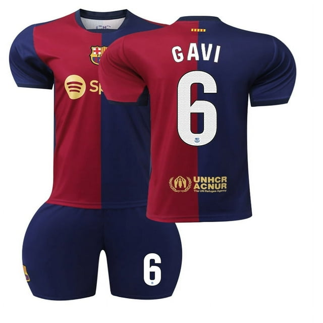 Garçons Filles Enfants LEWANDOWSKI 9# GAVI 6# RAPHINHA 11# GUNDOGAN 22# Maillot de Soccer Soccer