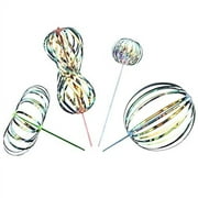 Rainbow Twirler Stick - 4 Pack - Magic Party Bubble Wand - Spin Twirl Swirl and Dazzle - Fun Addicting Party Favor