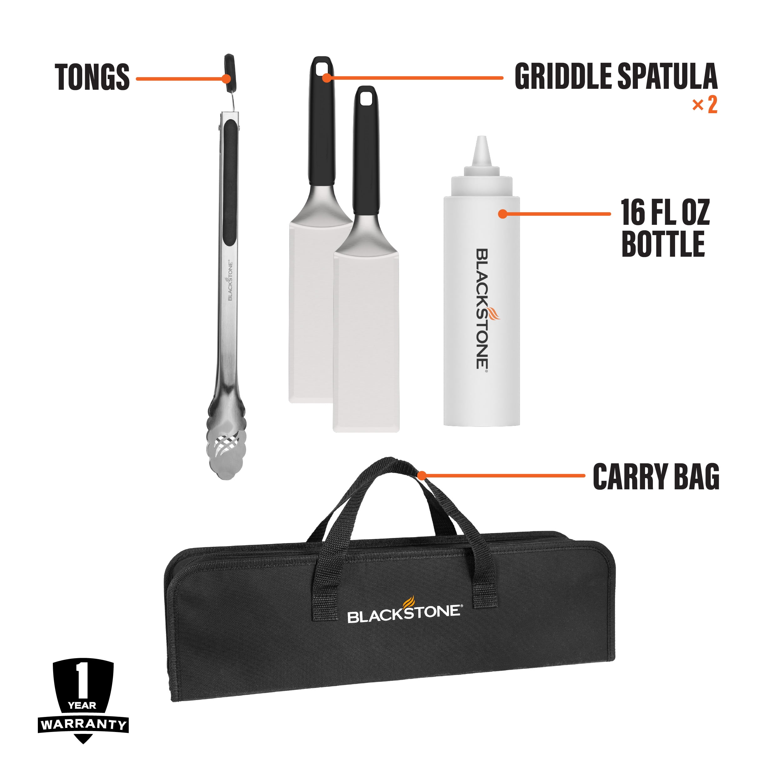 Blackstone 5-Piece Tabletop Toolkit with Carry Bag