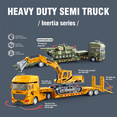 thumbnail image 4 of Semi Truck and Trailer Toys for Boys, Toy Tow Truck with Tank Vehicle for Kids Christmas Birthday Gifts, 4 of 6