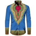 thumbnail image 1 of Camisas de manga larga de estilo étnico de otoño Camisa de hombre con patrón retro Tendencia Ropa de hombre al aire libre Nuevas camisetas de manga larga para hombre, 1 of 6