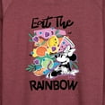 thumbnail image 3 of Disney - Eat the Rainbow Minnie - Women's Lightweight French Terry Long Sleeve Shirt, 3 of 5