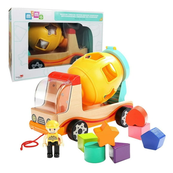 Jouets Mima - Camion Malaxeur avec Formes