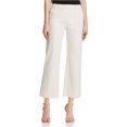 thumbnail image 1 of Elizabeth and James Womens Terry Wide Leg Jeans, Off-White, 27, 1 of 1