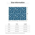 thumbnail image 5 of Honeii Octopus And Whale print throw blanket, crafted from cozy cotton flannel, offers versatile home decor as a bedding suitable for all seasons.-80"x60", 5 of 6