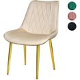 thumbnail image 5 of Set 2 Sillas Comedor Tapizadas Terciopelo Elegantes, 5 of 5