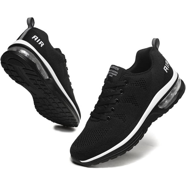 Xishao Zapatillas de Tenis para Caminar con cojín de Aire Deporte para Mujer Negro 27.0 cm Negro 27.0 cm Xishao ropa